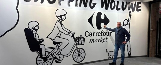 Un tout nouveau magasin franchisé Carrefour Market dans le shopping center de Woluwé