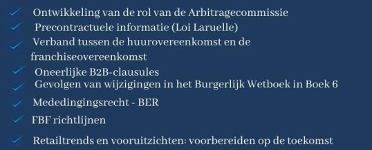 14/11/2024 Je voorbereiden op de toekomst van je franchisenetwerk: markttrends en wijzigingen van het wettelijk kader