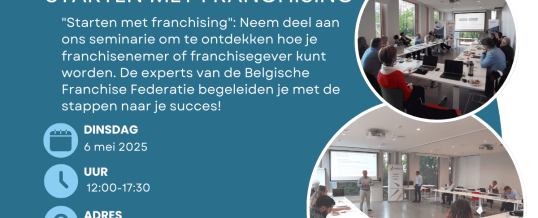 Seminarie “Starten Met Franchising”    6/05/2025